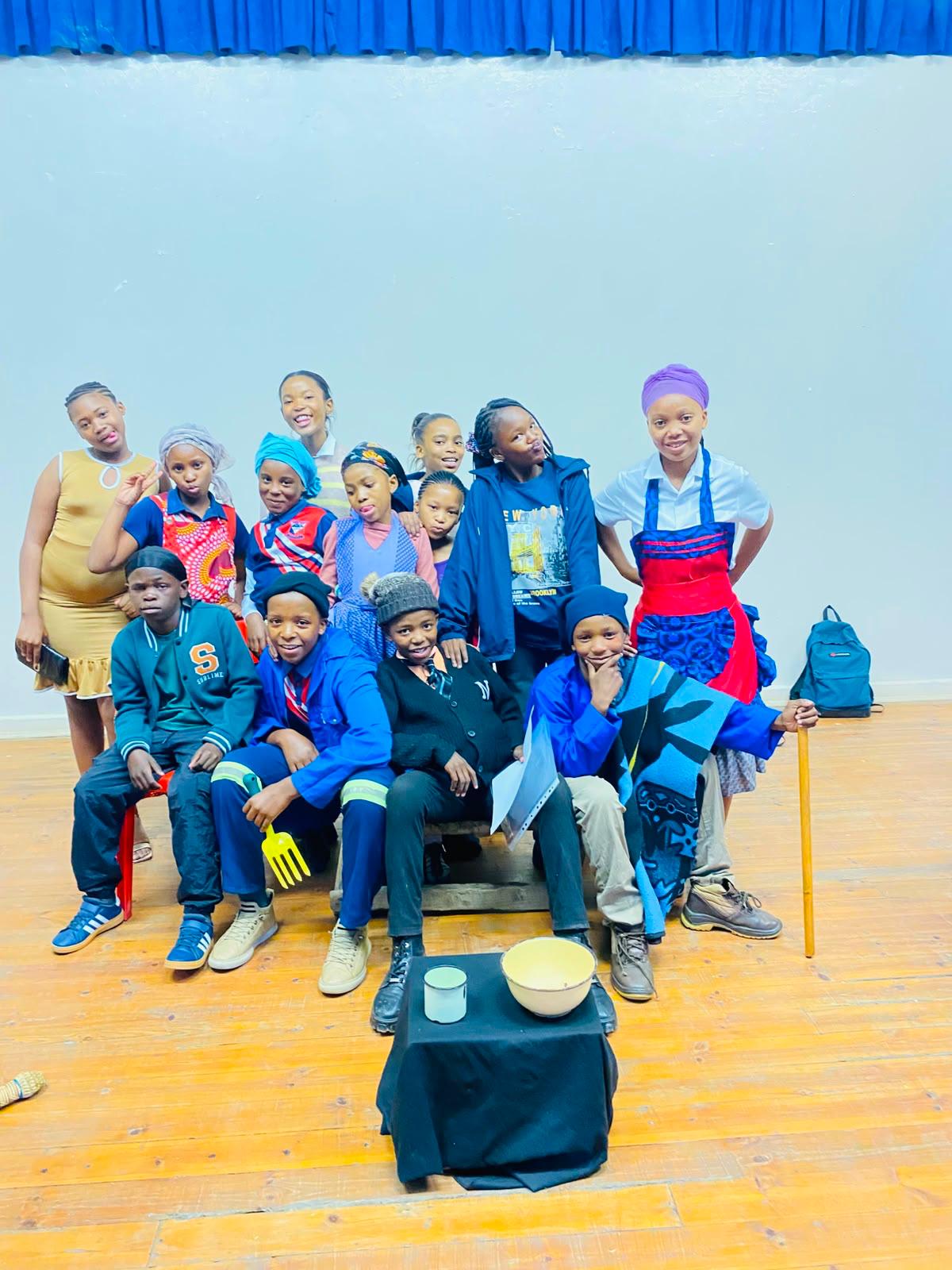 Drama activity at De Doorns Primary School