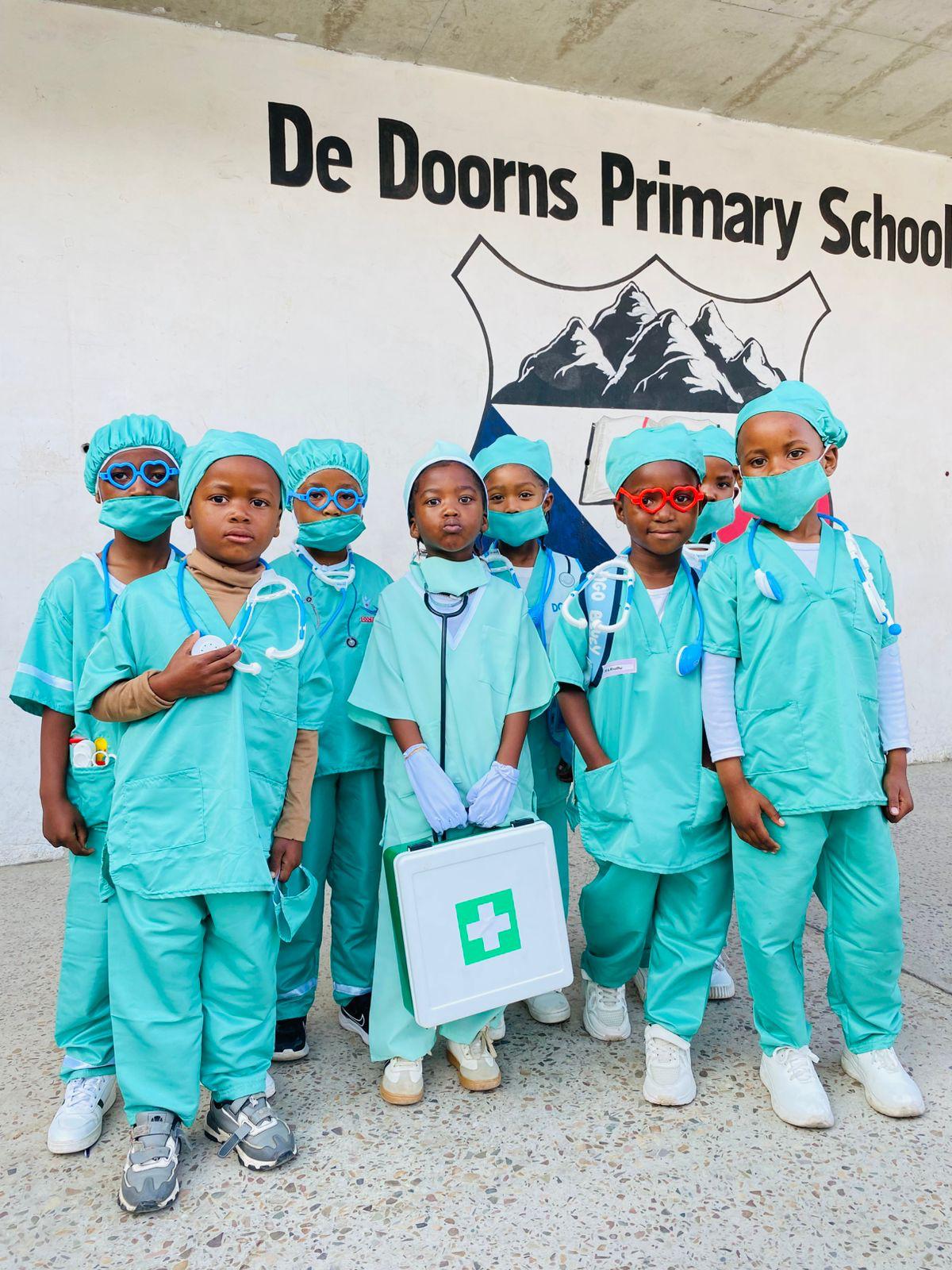 Learners at De Doorns Primary School